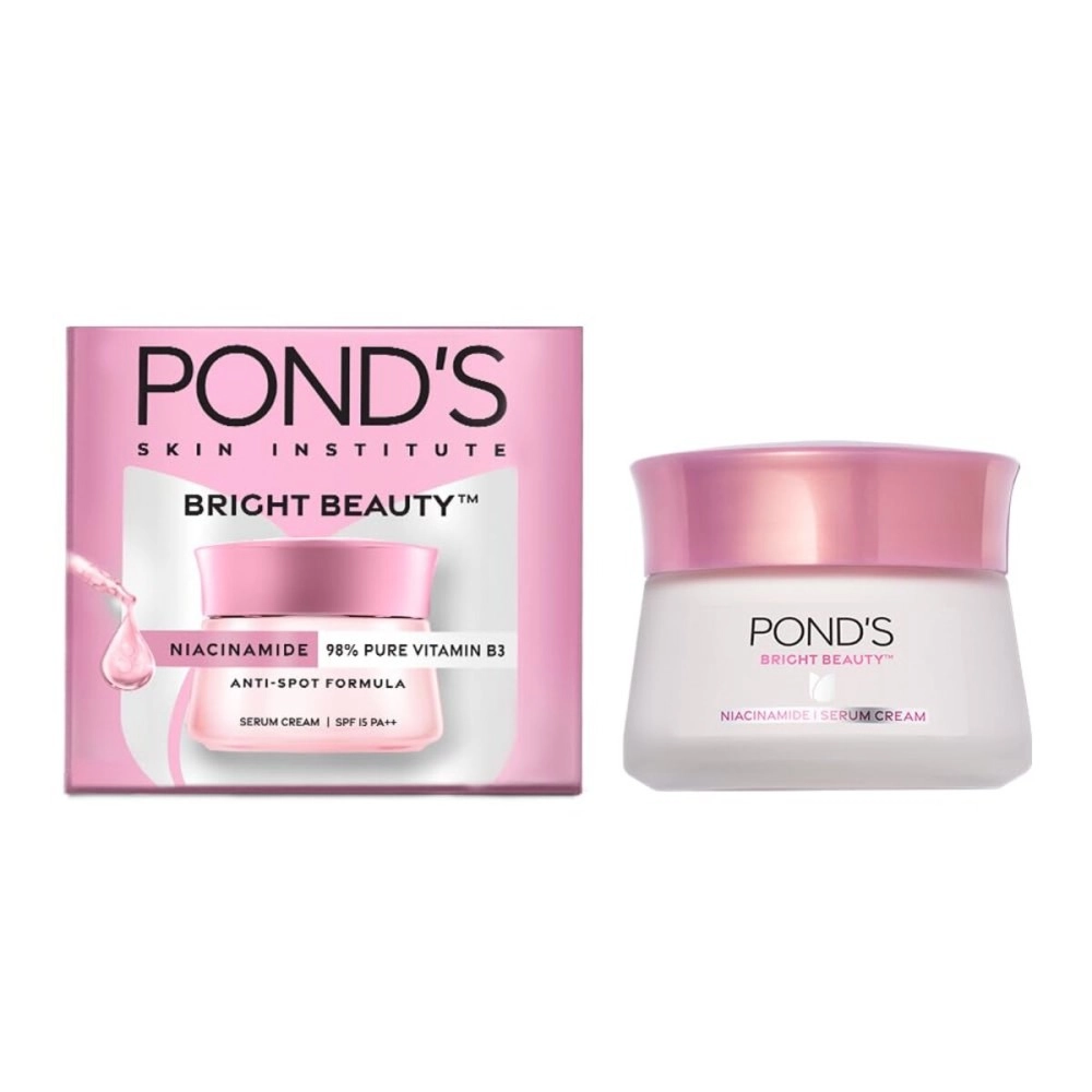 Pond\'s Bright beauty sport-less glow SPF 15PA++ 35g.