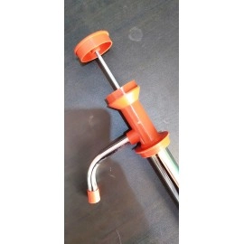 skiloriz Stainless Steel Manual Hand Push & Down for Oil Pump for Oil Extractor and Fuel Transfer for Kitchen Home and Outdoor Use Kitchen Tin Cans Pumping Machine Bottle Fuel Transfer Oil Pump. (1)