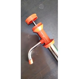 skiloriz Stainless Steel Manual Hand Push & Down for Oil Pump for Oil Extractor and Fuel Transfer for Kitchen Home and Outdoor Use Kitchen Tin Cans Pumping Machine Bottle Fuel Transfer Oil Pump. (1)