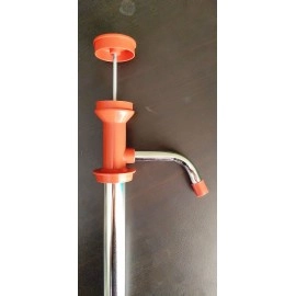 skiloriz Stainless Steel Manual Hand Push & Down for Oil Pump for Oil Extractor and Fuel Transfer for Kitchen Home and Outdoor Use Kitchen Tin Cans Pumping Machine Bottle Fuel Transfer Oil Pump. (1)