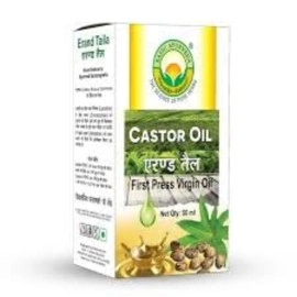 BASIC AYURVEDA Castor Oil (Erand Tail) - 50ml | Pure Ayurvedic Oil for Hair, Skin & Digestive Health