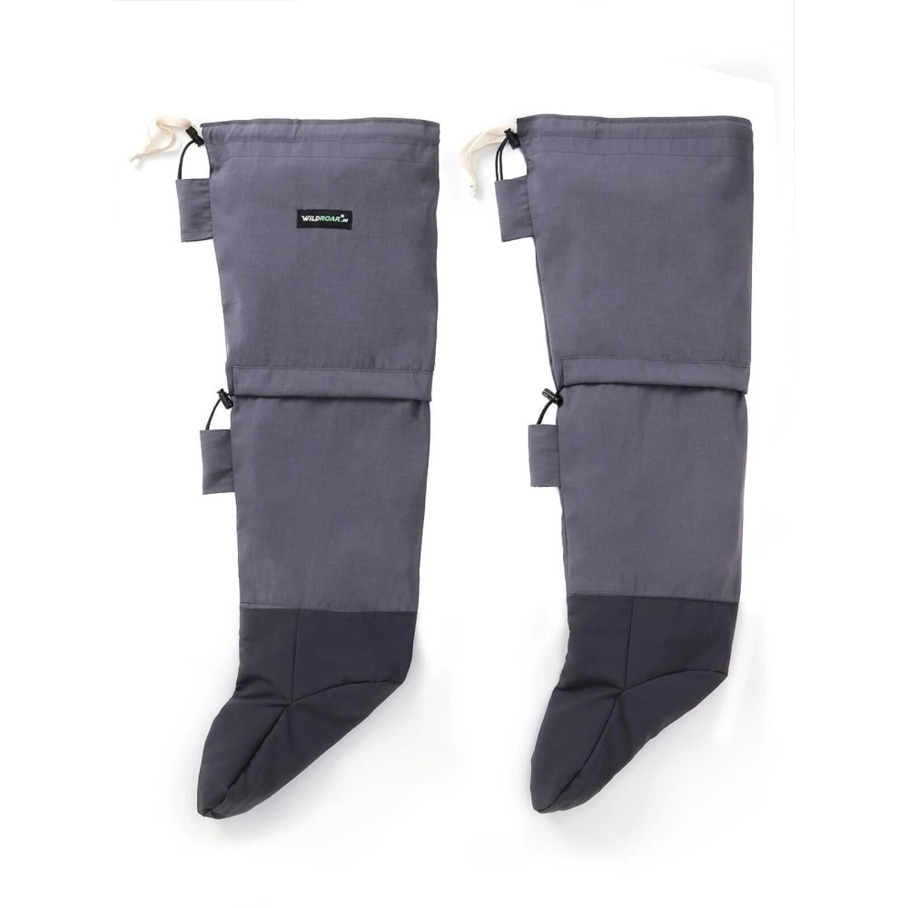 wildroar Anti Leech Socks- Grey-Lightweight- Water Repellant