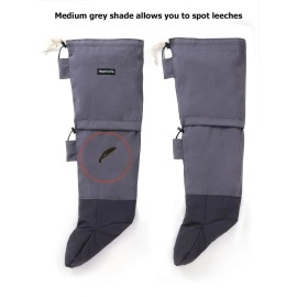 wildroar Anti Leech Socks- Grey-Lightweight- Water Repellant