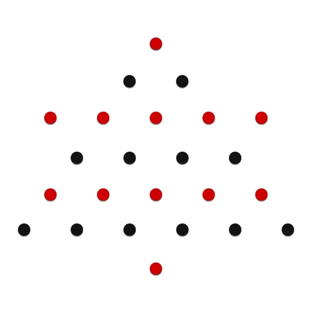 Comet Busters Black and Red Round Tiny Bindis (2 mm) (BIN952)