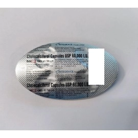 Bon DK 60K Vitamin D3 60000 IU Capsules | 20 Capsules (Pack of 5) | Cholecalciferol 60000 IU |Vitamin D3 Weekly Supplement for Men & Women |Boosts Immune System | Soft Gelatin Capsule, Easy to Swallo