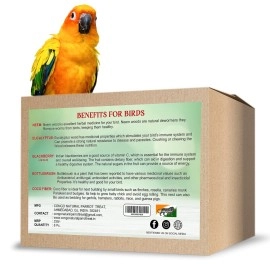 CONGO NATURAL PARROT TREAT Premium Essential Chewing Wood Toy for All Types of Birds (Piece of 8)
