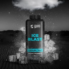 Beardo Ice Blast Talc Powder for men, 100g | INSTANT ICY COOLING Talcum Powder Men | Combat heat with Menthol | Goodness of Aloe vera & Vitamin E for Instant Freshness