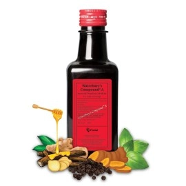 Waterbury\'s Compound A-Provides Quick Relief from Cold & Cough| Ayurvedic Immunity Booster | 250 ml x Pack of 2