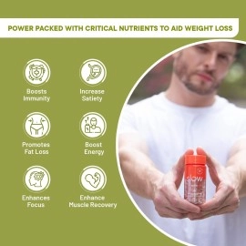 Wellbeing Nutrition Slow | Burn | Caffeine & Chromium in Advanced Liquid L-Carnitine to Convert Fat into Energy | Metabolism, Energy & Endurance, Performance & Recovery (60 Capsules)