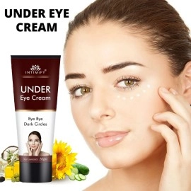 INTIMIFY Ayurvedic Under Eye Cream For Dark Circles For Women, Brightening & Whitening Cream, Wrinkles & Anti Ageing remover Gel With Aloevera & Coconut Oil 20 gm (Pack of 1)