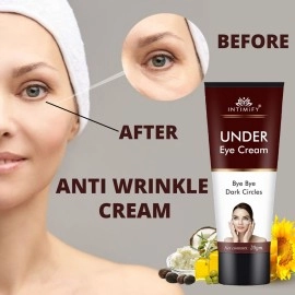 INTIMIFY Ayurvedic Under Eye Cream For Dark Circles For Women, Brightening & Whitening Cream, Wrinkles & Anti Ageing remover Gel With Aloevera & Coconut Oil 20 gm (Pack of 1)