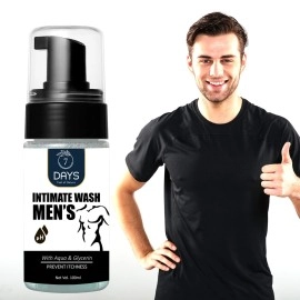 7 Days Natural Intimate Wash For Men | With Aloe Vera & Tea Tree Oil Intimate Wash (100 ml)