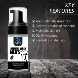 7 Days Natural Intimate Wash For Men | With Aloe Vera & Tea Tree Oil Intimate Wash (100 ml)