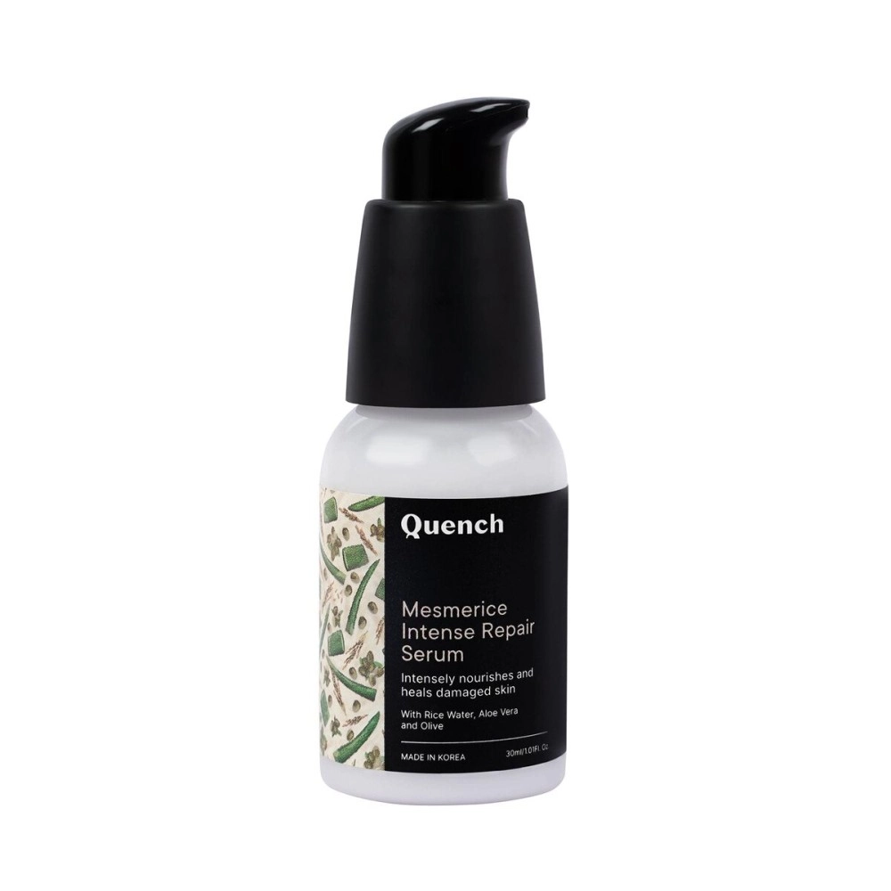 QUENCH BOTANICS Rice Water Intense Repair Face Serum | Repairs & Hydrates Dry, Damaged Skin to Reveal Korean Glow | Leaves Skin Feeling Firm, Smooth & Supple Skin | Made in Korea (30ml)