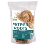 Genius Herbs Vetiver Roots - 50g Dried Khus-Khus/Vetiveria Zizanioides Natural Herbal Coolant for Hair Growth/Face Scrub/Healthy Skin