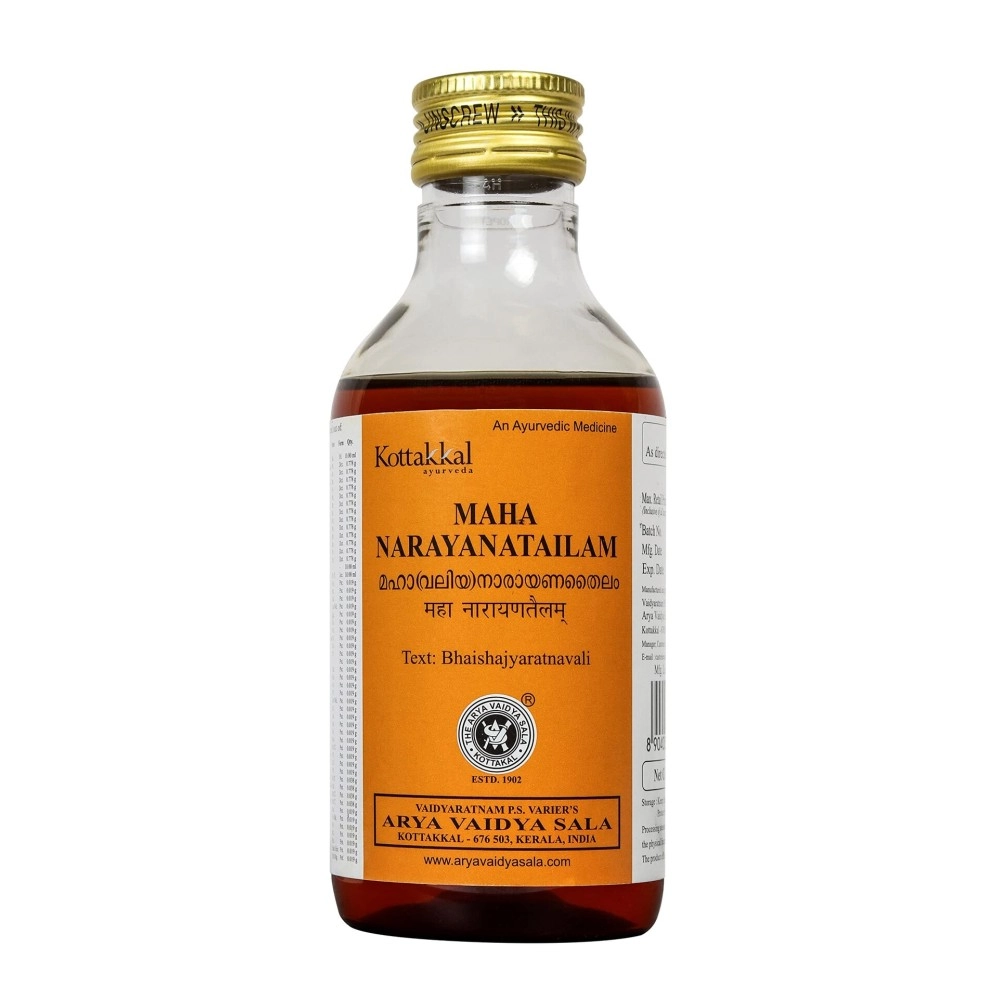 Kottakkal ayurveda Maha Narayana Tailam - 200 ml, Useful for Joints & Bone