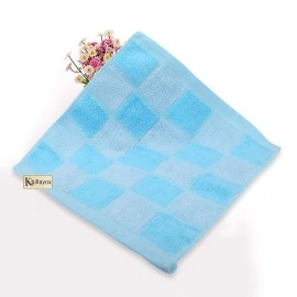 Khillayox Cotton Small Size Face Towel,Handkerchief,Rumal - 400 GSM,Extra Soft and Super Absorbent Face Towels for Womens, Kids and Newborn Babies -Set of 6 (25x25 CM) - Multicolor