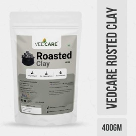 Vedcare Indian Edible Roasted Clay | Bhutdo | Khadi | Mitti | Butter Soil Manure | Roasted nakumatt | nakumatt Clay, 400 g