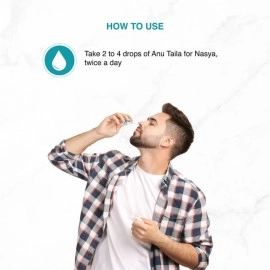 Maharishi Ayurveda Anu Taila | Unblocks Nasal Congestion| Effective in Migraine & Sinusitis |Improves Sensory Perceptions|Pure & Potent Herbs |10 ml - Pack of 6