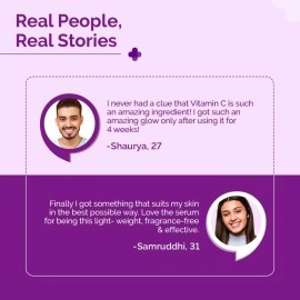 The Derma Co 5% Vitamin C Daily Face Serum with Ferulic Acid & Multivitamin for Skin Illumination - 30ml