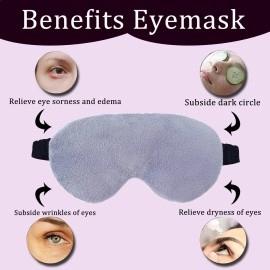 ME & YOU Eye Mask for Sleep | Eye Mask Cover | Eye Mask Shade For Sleeping, Travelling, Relaxation & Meditation (Pack of 3)