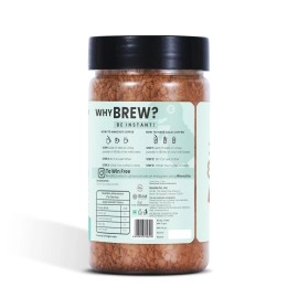 Bevzilla Instant Coffee Powder Colombian Gold - 75 Grams | 100 % Premium Arabica Beans | Hot & Cold Coffee | Makes 40 Cups | Strong Coffee | Flavoured Coffee