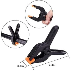 Boosty Green Screen Backdrop 6x9 ft with Stand - 6x9FT Photography Backdrop with 1PC 6.5FT T-Shape Backdrop Stands, 2PCs Spring Clamps