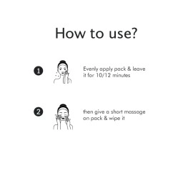 Inveda De Tan Face Pack with the Goodness of Peppermint Oil and Eucalyptus for Healthy Skin Glow, 100ml