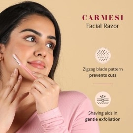 Carmesi Complete Hair Removal Pack | Facial Razor, Body Razor, Bikini Razor | Instant & Painless Hair Removal | Face, Legs, Arms, Underarms, Bikini Line White - Women