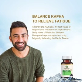 Maharishi Ayurveda Shilajeet Rasayana 500 MG | Natural & Pure Shilajit for Strength, Stamina & Endurance | 60 Tablets Pack