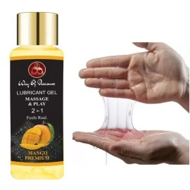 Way Of Pleasure Lubricant Massage & Play 2 in 1 Mango Flavour 50ml For Men & Women