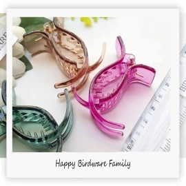 BIRDWARE hair Clips For Women 3 Pcs Butterfly hair Clips hair Accessories For Girls Claw Clips Fancy Korean Clutch Stylish Small hair clutchers