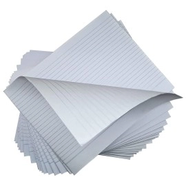 KRASHTIC Answer Sheets for Exam Practice and for test 100 Sheets Only (50 Joint Sheets Without Fold, With Folding 100 Sheets Or 200 Pages) Both Side Ruled Size 29X23 Cm