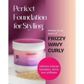 SugarBoo Curls Hydrating Conditioner (7 Ounce) for Dry, Frizzy, Wavy, Curly Hair. Vegan & CG Friendly. No Parabens, Sulphates & Other Nasties Protect Visibly Repairs Hair