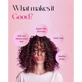 SugarBoo Curls Hydrating Conditioner (7 Ounce) for Dry, Frizzy, Wavy, Curly Hair. Vegan & CG Friendly. No Parabens, Sulphates & Other Nasties Protect Visibly Repairs Hair