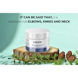 Kelvio Radiant White Elbow, Knee & Neck skin Whitening cream For Women, Men & Girls100gm