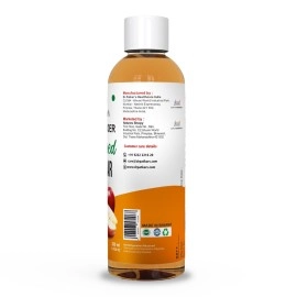 Dr. Patkar\'s 100% Natural Apple Cider Vinegar | 5 % Acidity | Immunity Booster| Suitable For Weight-loss | Best For Cooking and Salad Dressing I Filtered and Handmade (200ml)