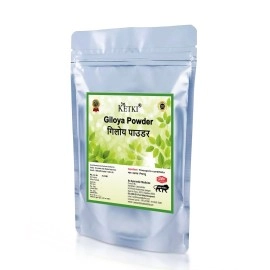 Ketki Giloy Powder 100 grams, Pack of 1| Tinospora cordifolia | Amrita| Gulvel| Guduchi powder for eating | Giloy stem powder