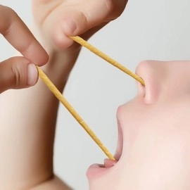 RCSP Round Jal Neti Pot & Eye Wash Cup Set | Helpful in Sinus, Lightweight Round Style Neti Lota with Eye Wash Cup & Neti Sutra Cotton | Pack of 4| 1 Neti Pot, 2Eye Wash Cup, 1Neti Sutra | Combo Pack