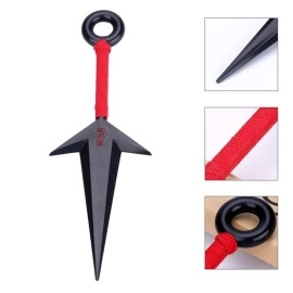 STORE 2508 Kids To Adults Anime Nruto Plastic Weapon Toy Hokage Minato\'s Kunai Cosplay Armor 26.5 Cm With Box Japanese Anime Cosplay,Multicolor