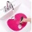 CLOSAL Silicone Makeup Brush Cleaning Mat, Makeup Brush Cleaner, Cosmetic Spa Brush Cleaning Mat Portable Washing Tool Scrubber with Suction Cup