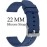 ADAMO Watch Straps - 22MM Silicone Strap Compatible with Amazfit GTS 2 Mini, Bip U, Bip S, GTS, GTR, Galaxy Watch Active 2