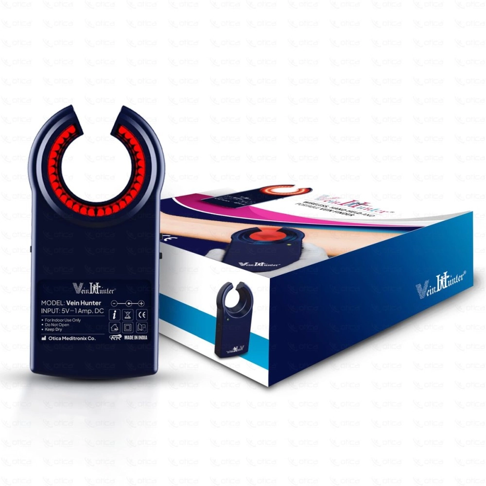 Vein Hunter premium LED Vein Finder Vein Detector vein locator Device for all Age Vein Finder(Two Year Full Device Replacement Warranty)