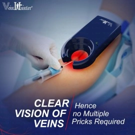 Vein Hunter premium LED Vein Finder Vein Detector vein locator Device for all Age Vein Finder(Two Year Full Device Replacement Warranty)