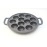 RudraEco Cast Iron Preseasoned 12 Pits Paniyaram/Appe Pan/Paddu/Appam Maker/Chatti/Cavity/Ponganalu Maker