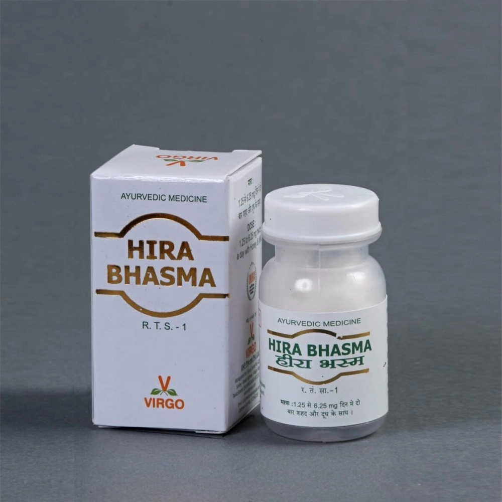 Virgo Hirak Bhasma | Heerak Bhasma | Hira Bhasma | Vajra Bhasma | 100mg.