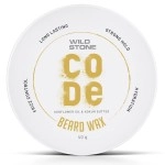 Wild Stone CODE Beard Wax for Men For Strong Hold, 40 gm| Non Sticky Beard Styling Wax |Prevents Hair Loss, Dandruff, Dryness & Itchy Beard