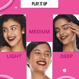 SUGAR POP Matte Lipcolour | Lasts Upto 8 hrs l Brown Lipstick for Women l Vitamin E Infused | Non-Drying, Smudge Proof, Long Lasting | 1.6ml - 17 Cocoa