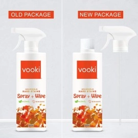 Vooki Ecofriendly Hard Stains Spray and Lime Scale Stain Descaler Remover Spray, 500 Ml Each - (Combo Pack of 2)