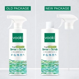 Vooki Ecofriendly Hard Stains Spray and Lime Scale Stain Descaler Remover Spray, 500 Ml Each - (Combo Pack of 2)